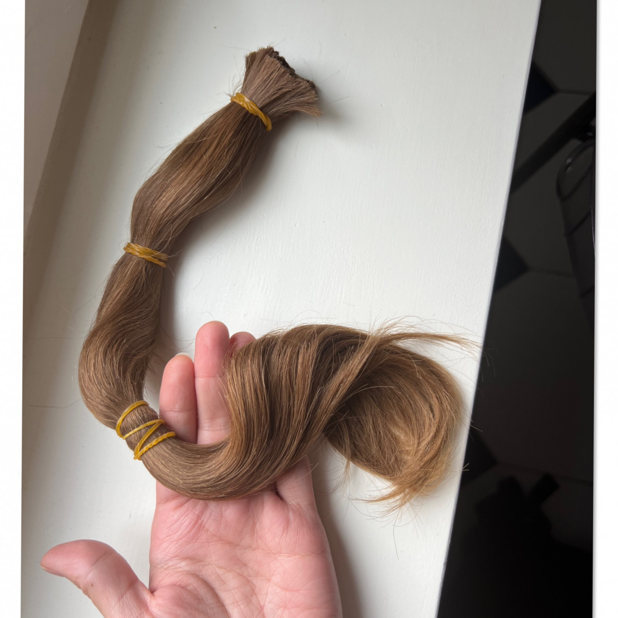 Thick smooth tail My real hair